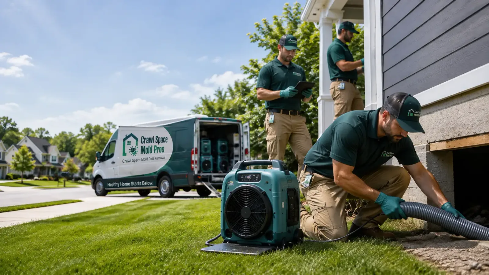 Crawl Space Mold Removal in Abingdon, IL